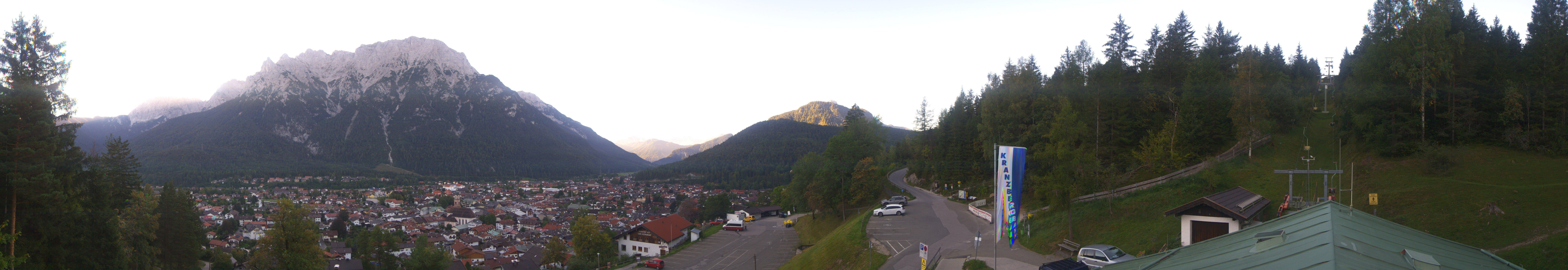 Archiv Foto Webcam Mittenwald Panoramablick