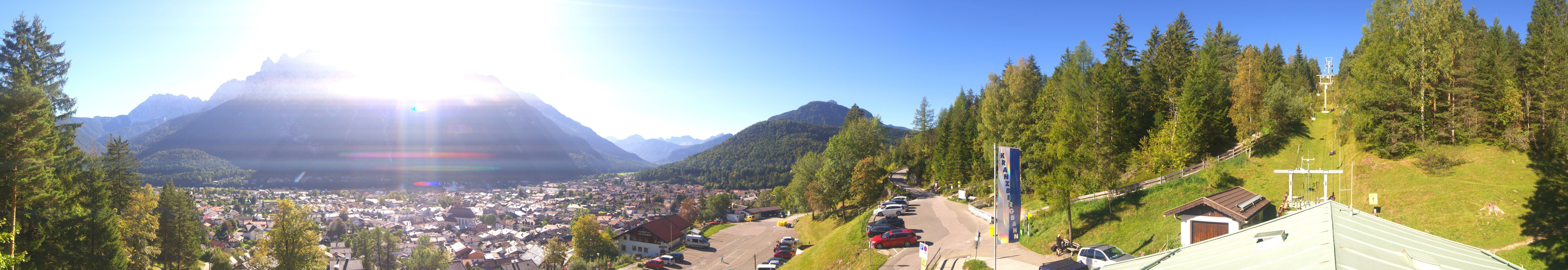 Archiv Foto Webcam Mittenwald Panoramablick