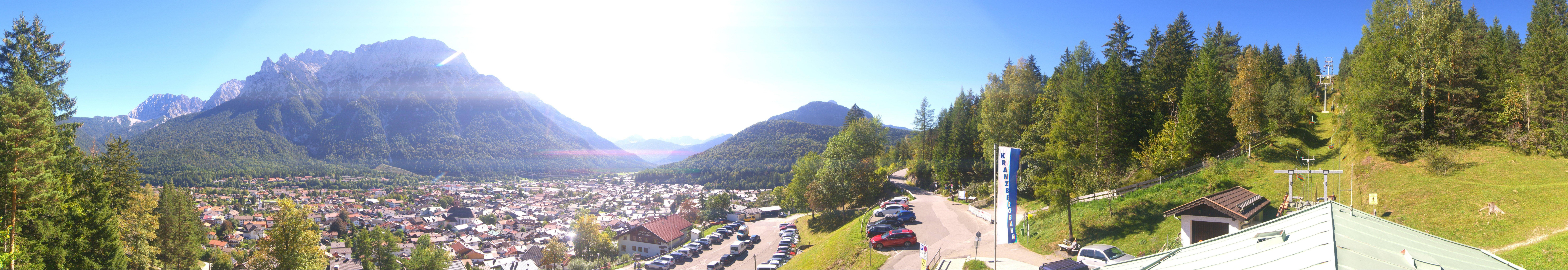 Archiv Foto Webcam Mittenwald Panoramablick