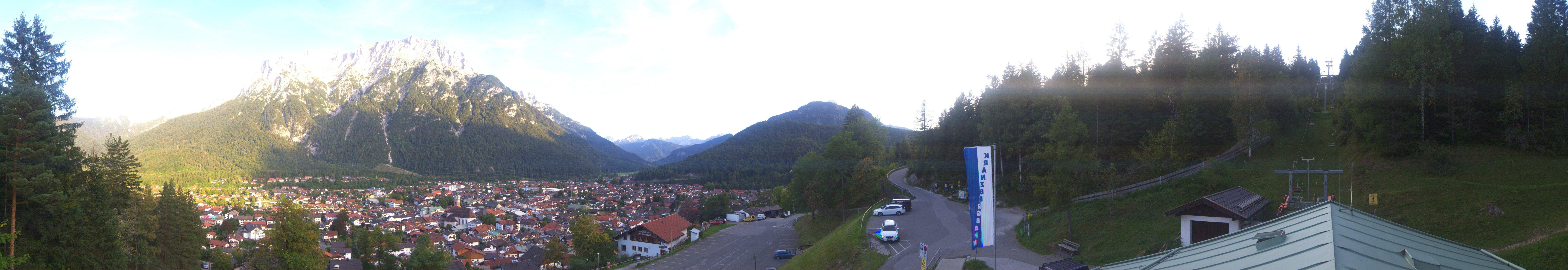 Archiv Foto Webcam Mittenwald Panoramablick