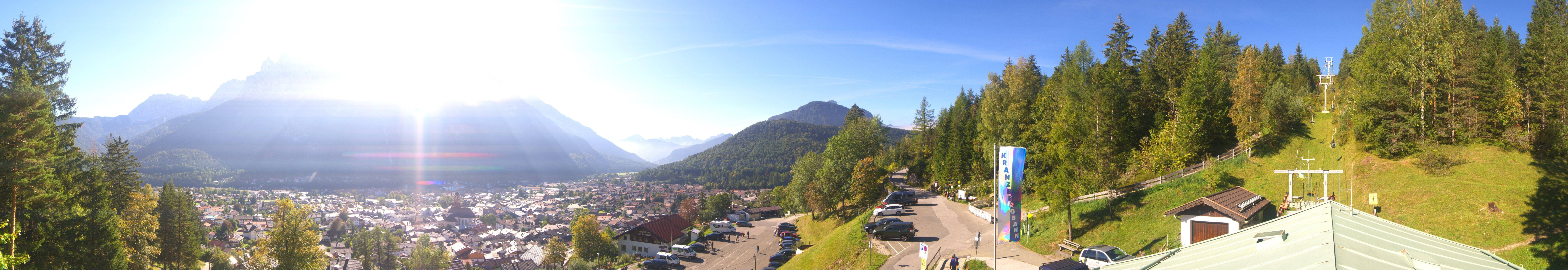 Archived image Webcam Mittenwald Panoramic view