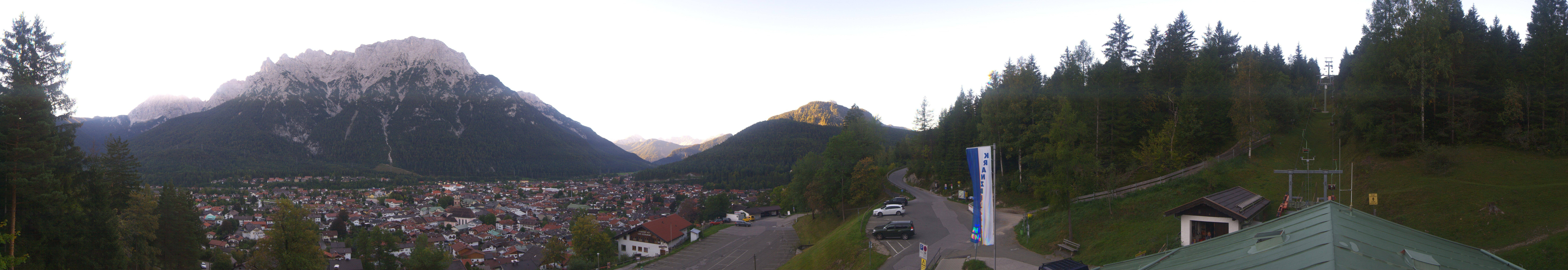 Archiv Foto Webcam Mittenwald Panoramablick