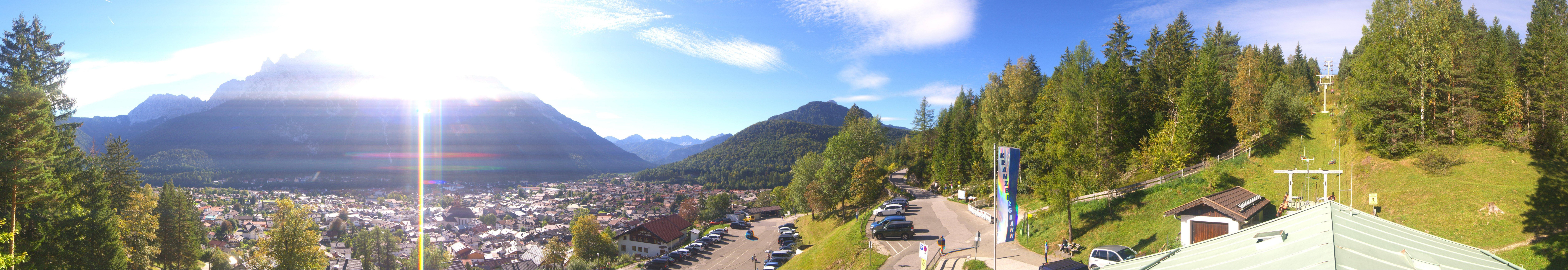 Archiv Foto Webcam Mittenwald Panoramablick