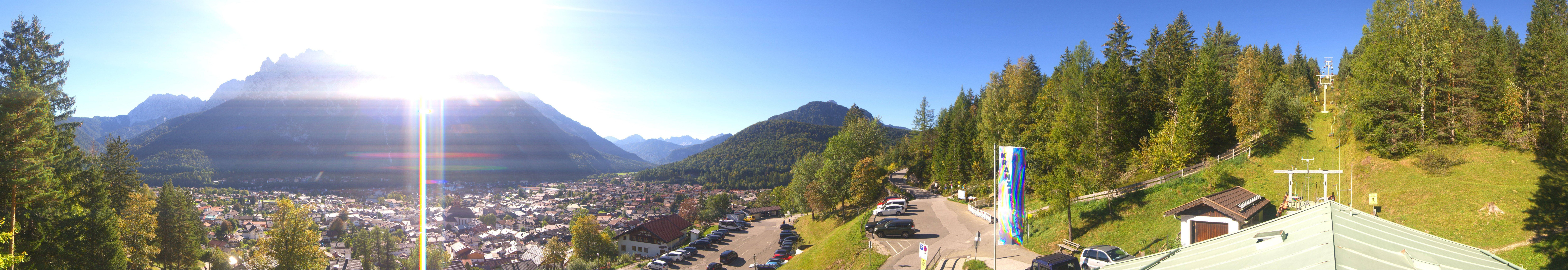 Archiv Foto Webcam Mittenwald Panoramablick