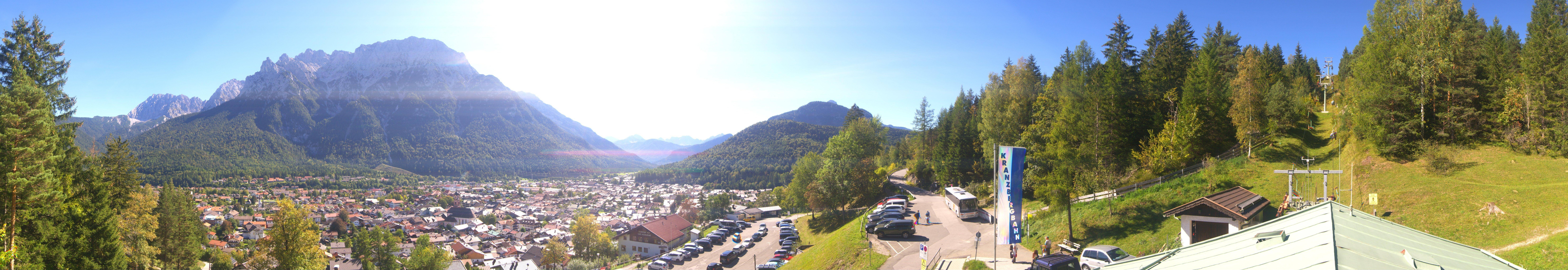Archiv Foto Webcam Mittenwald Panoramablick
