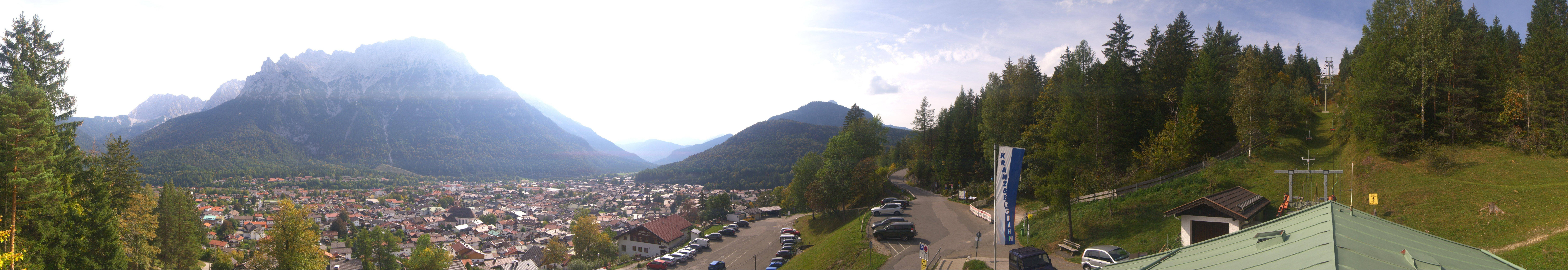 Archiv Foto Webcam Mittenwald Panoramablick