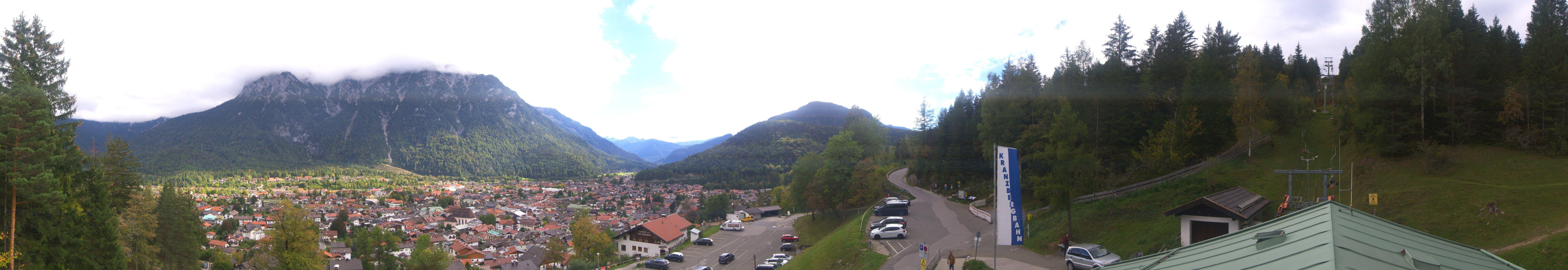 Archiv Foto Webcam Mittenwald Panoramablick
