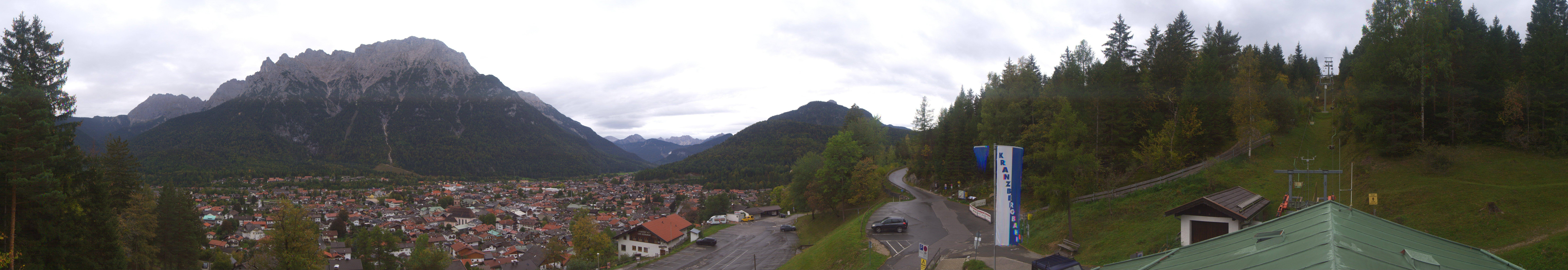 Archived image Webcam Mittenwald Panoramic view
