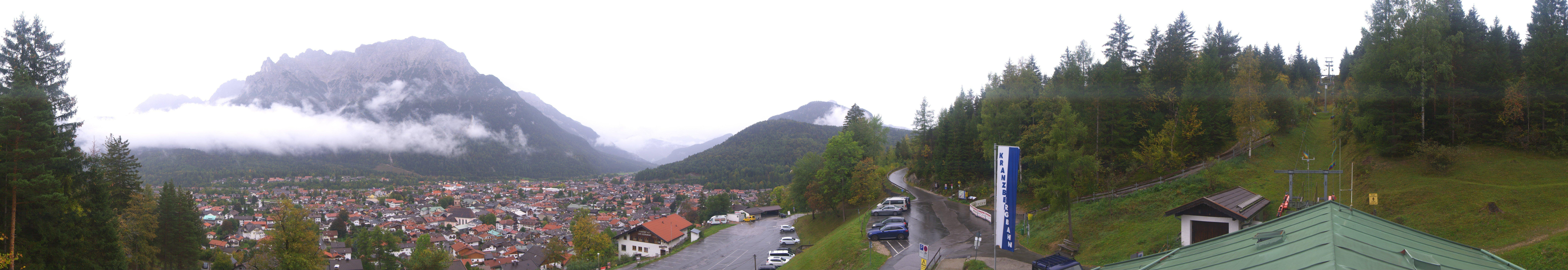 Archived image Webcam Mittenwald Panoramic view