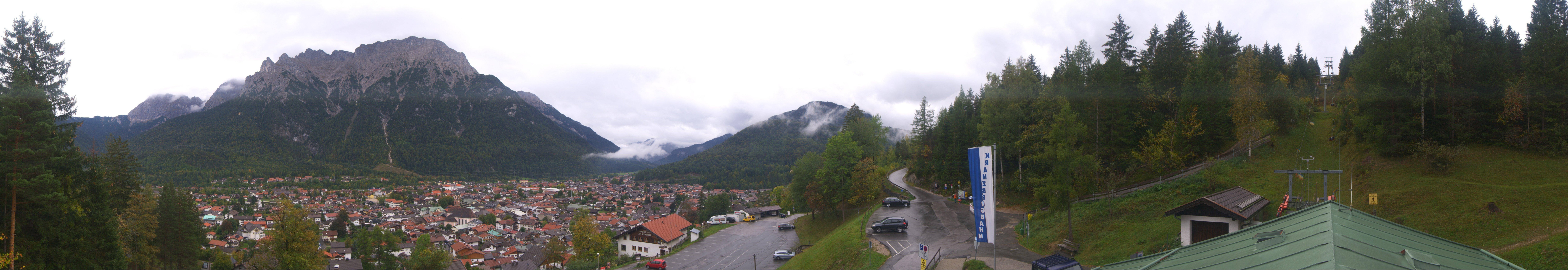 Archived image Webcam Mittenwald Panoramic view
