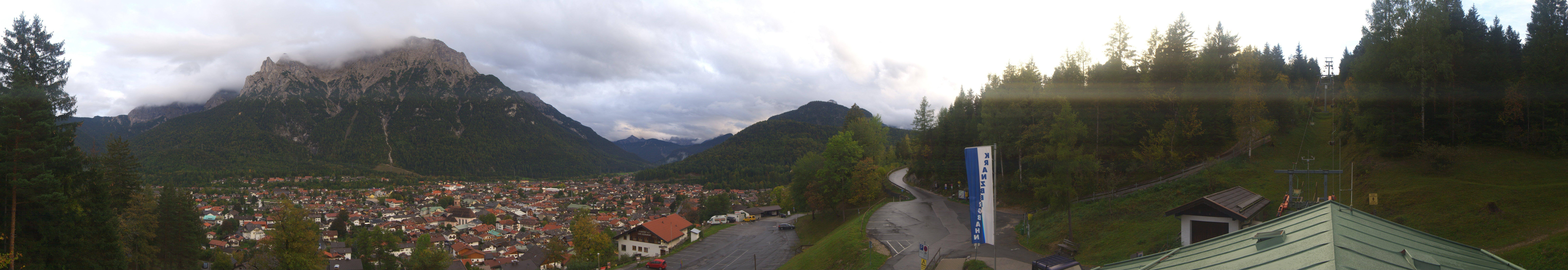 Archived image Webcam Mittenwald Panoramic view