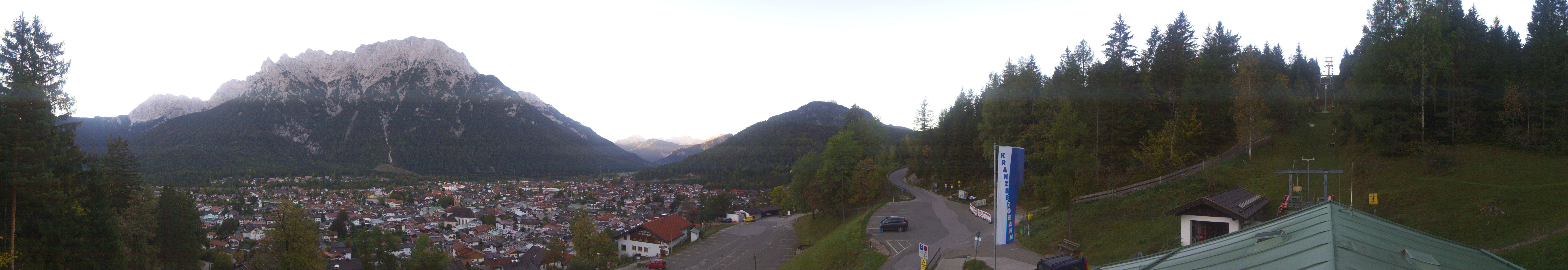 Archiv Foto Webcam Mittenwald Panoramablick