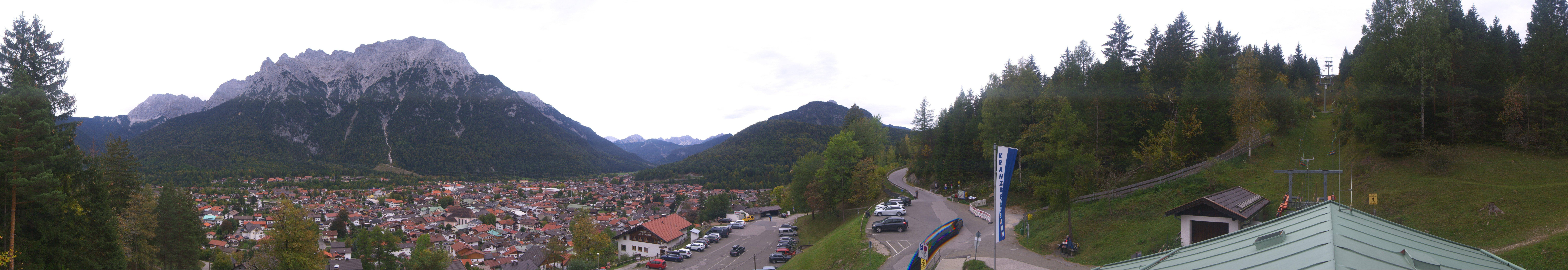 Archiv Foto Webcam Mittenwald Panoramablick