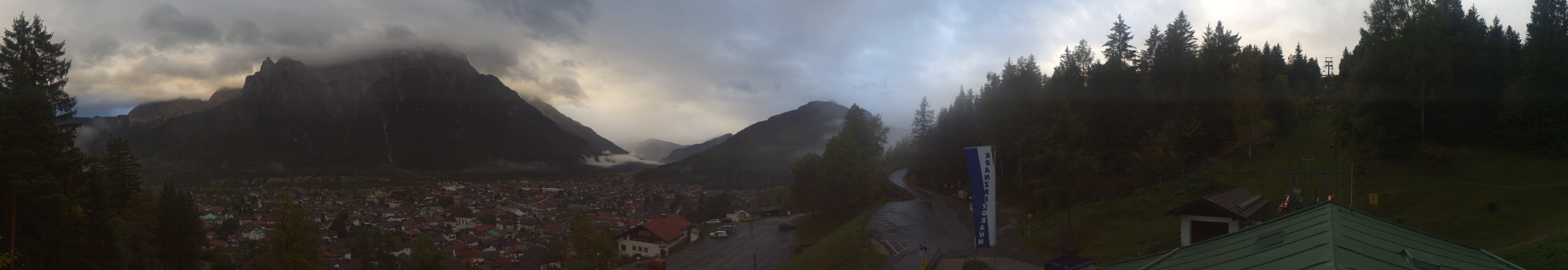 Archiv Foto Webcam Mittenwald Panoramablick