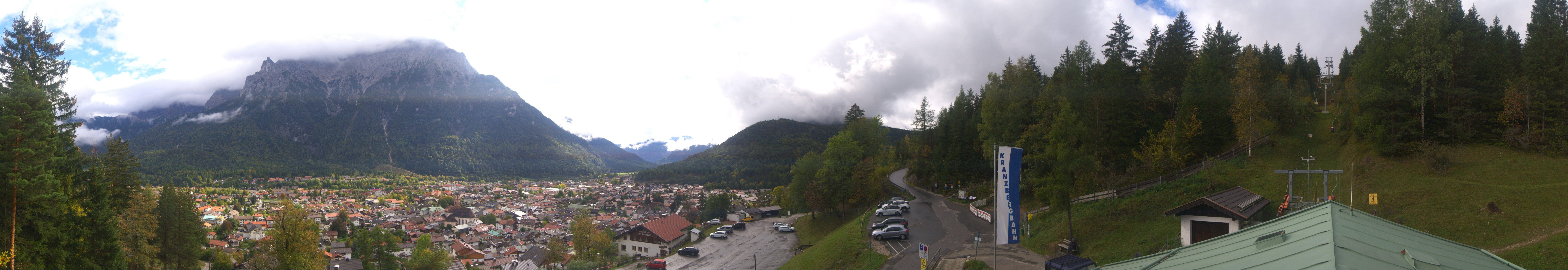 Archived image Webcam Mittenwald Panoramic view