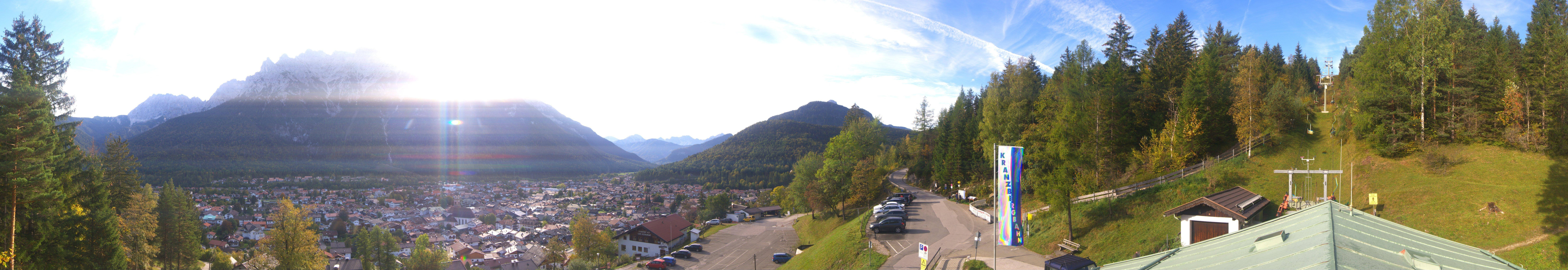 Archived image Webcam Mittenwald Panoramic view