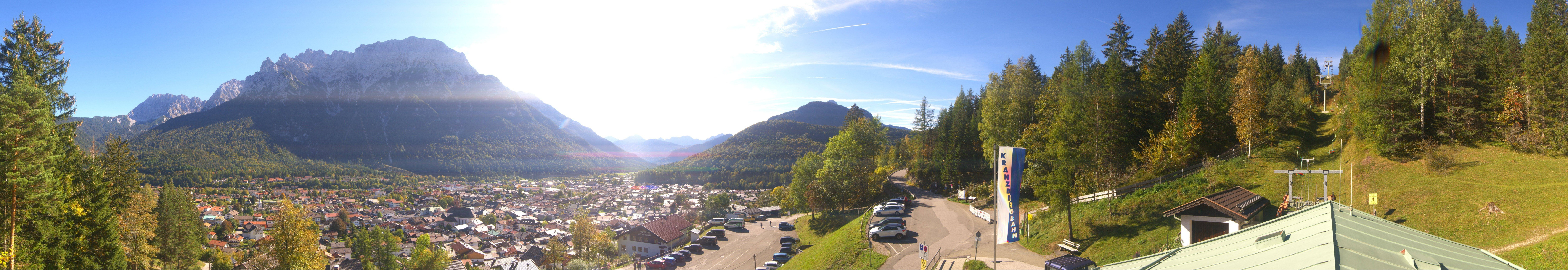 Archived image Webcam Mittenwald Panoramic view