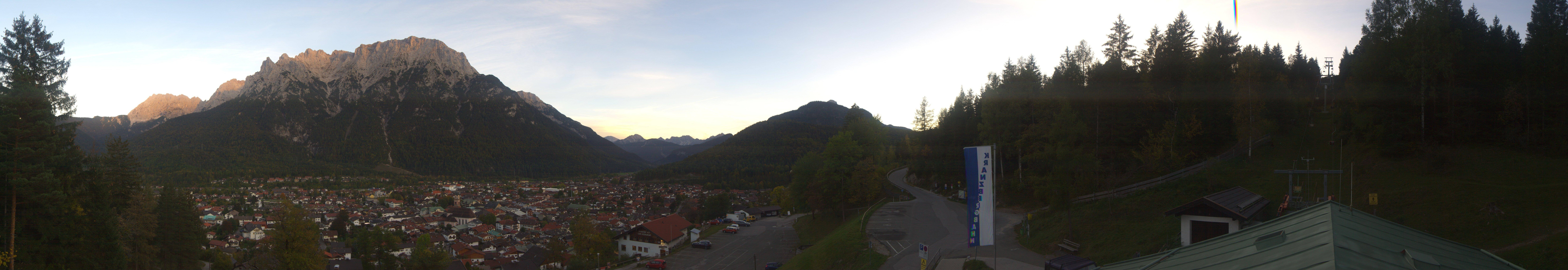 Archived image Webcam Mittenwald Panoramic view