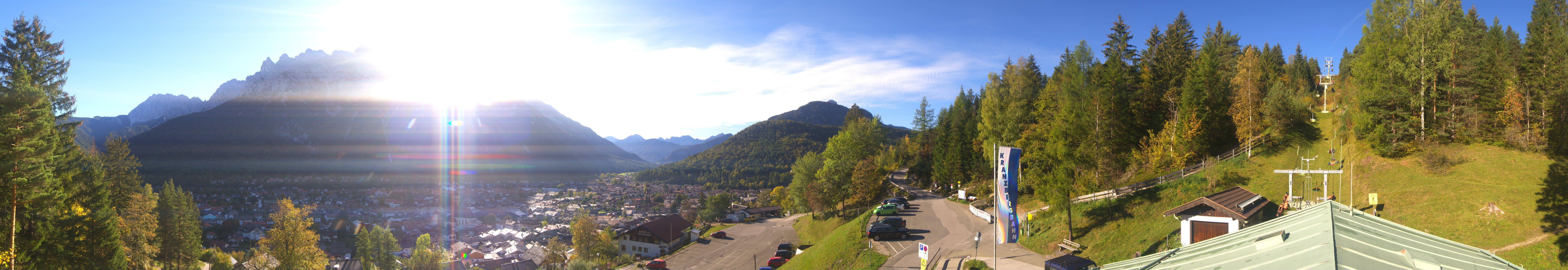 Archiv Foto Webcam Mittenwald Panoramablick