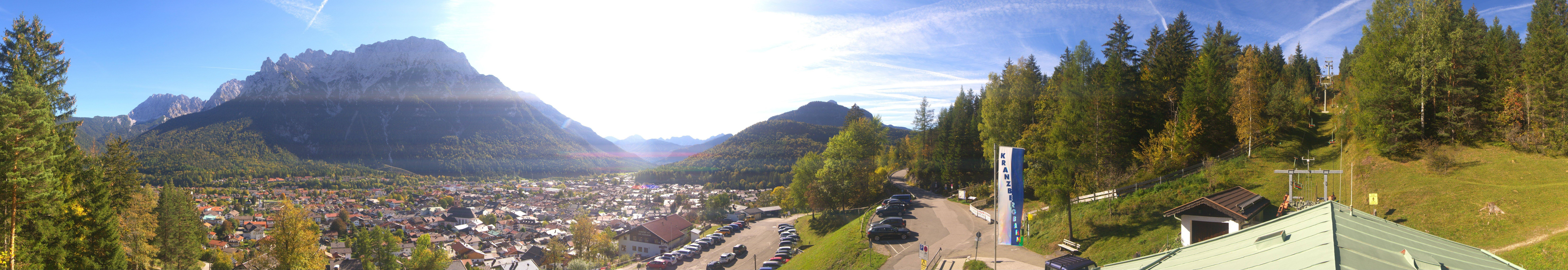 Archiv Foto Webcam Mittenwald Panoramablick