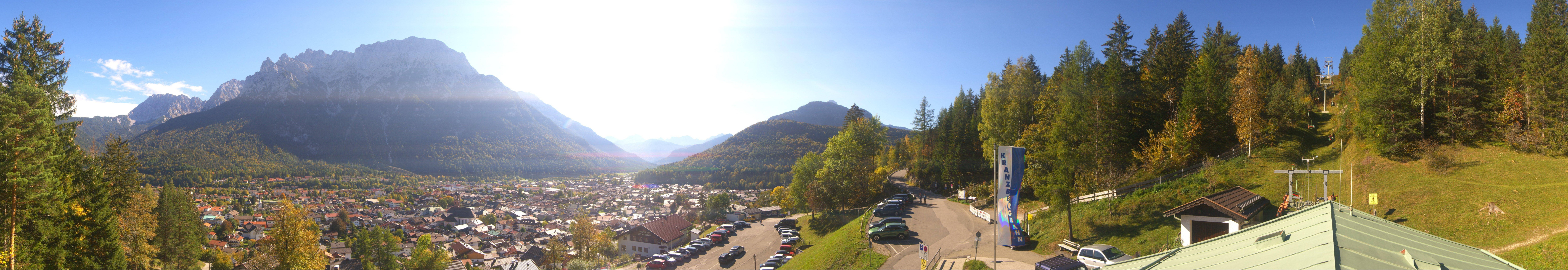 Archiv Foto Webcam Mittenwald Panoramablick