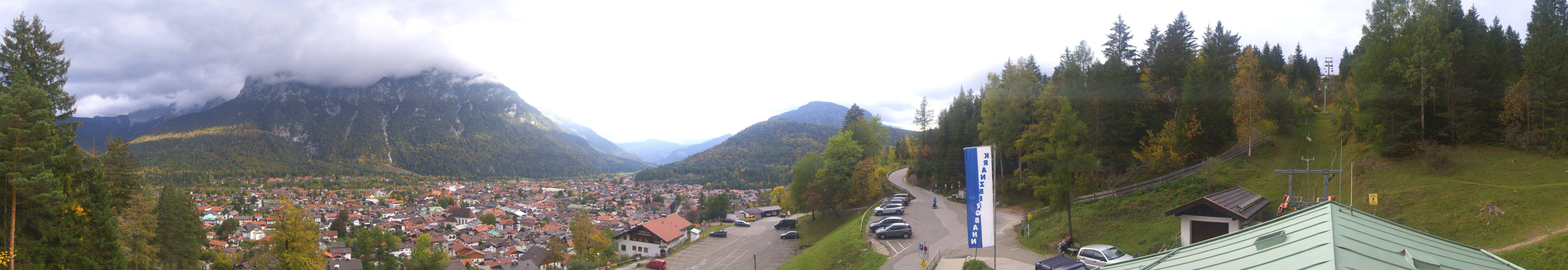 Archiv Foto Webcam Mittenwald Panoramablick