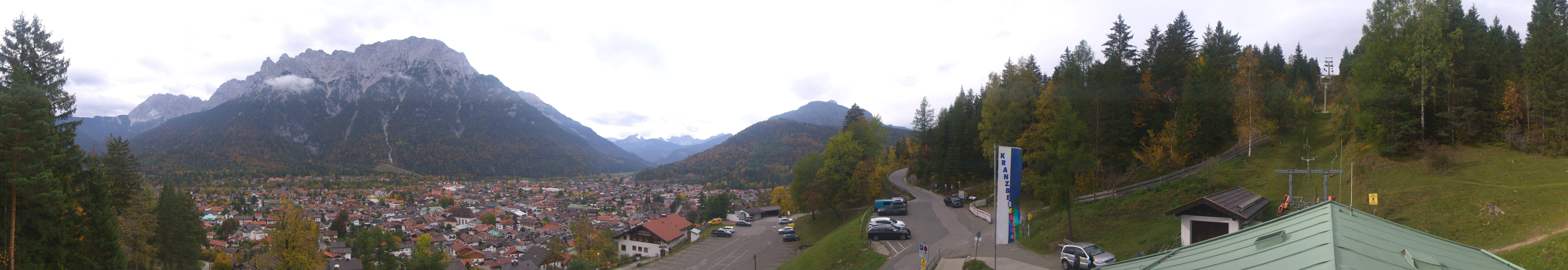 Archiv Foto Webcam Mittenwald Panoramablick