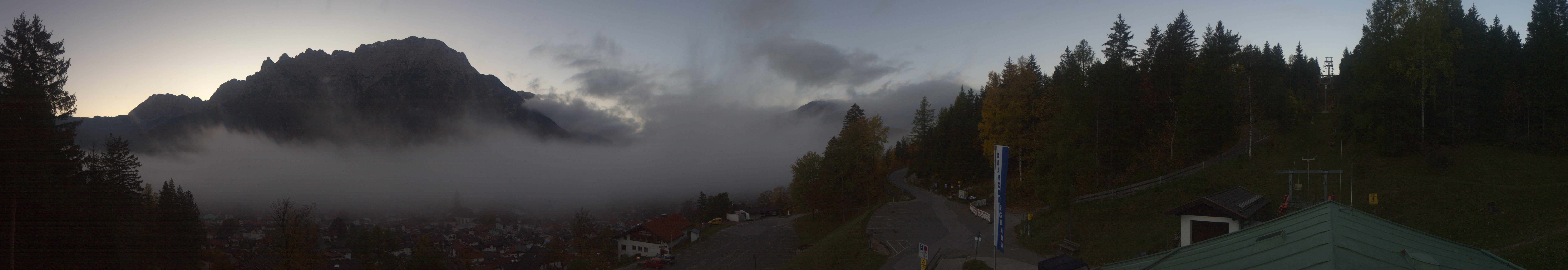 Archiv Foto Webcam Mittenwald Panoramablick