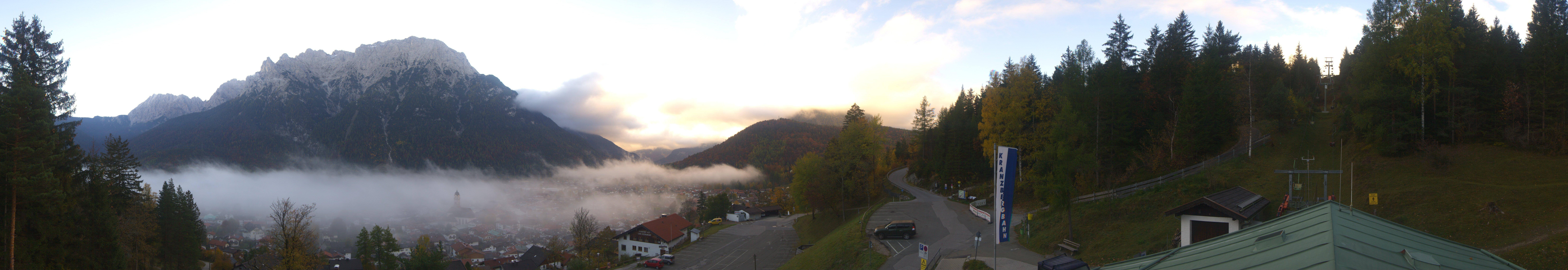 Archiv Foto Webcam Mittenwald Panoramablick
