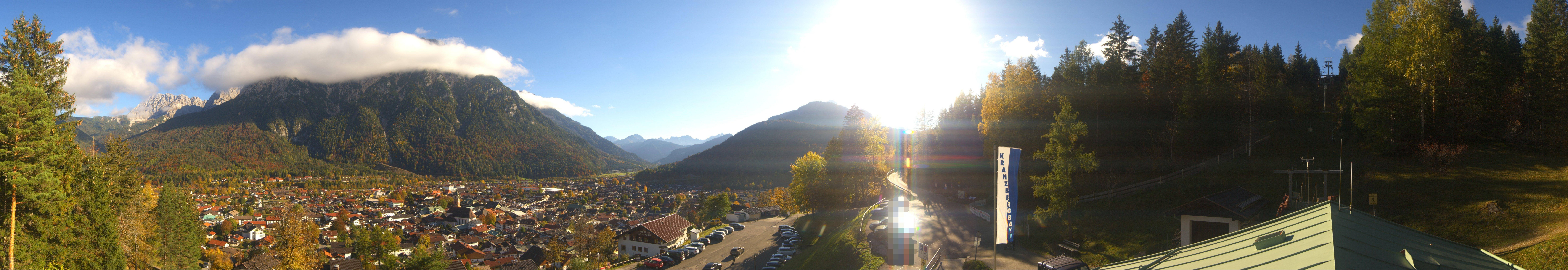Archiv Foto Webcam Mittenwald Panoramablick