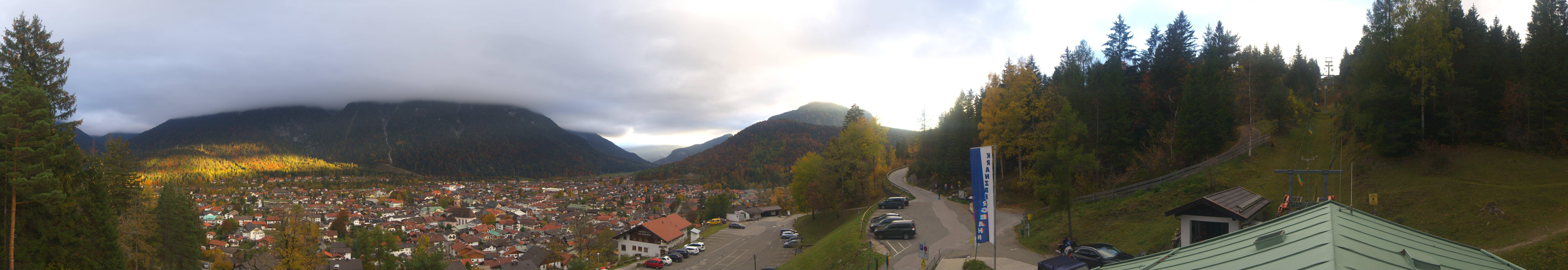 Archiv Foto Webcam Mittenwald Panoramablick