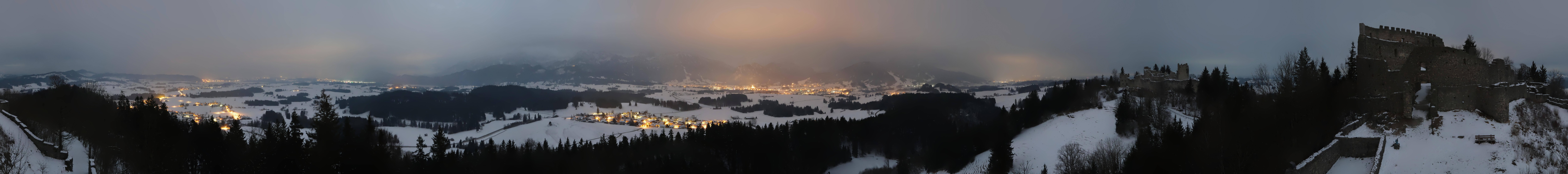 Archiv Foto Webcam Ausblick Burgruine Eisenberg
