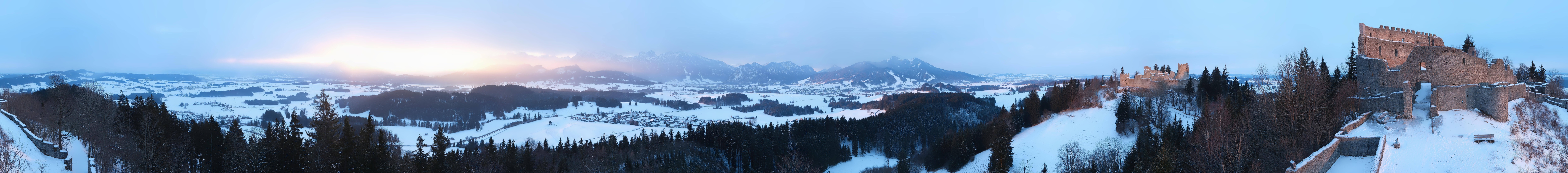 Archiv Foto Webcam Ausblick Burgruine Eisenberg