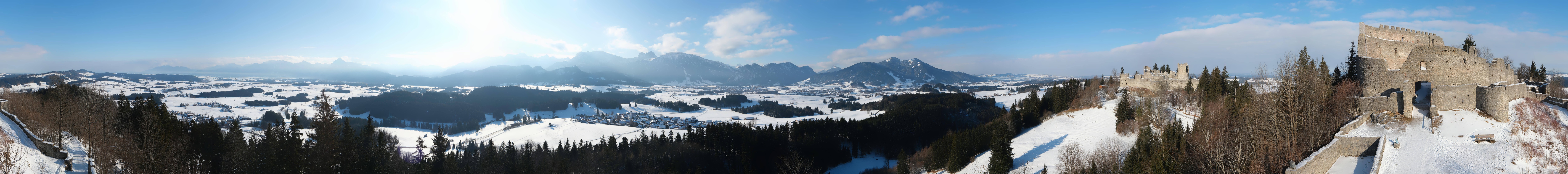 Archiv Foto Webcam Ausblick Burgruine Eisenberg