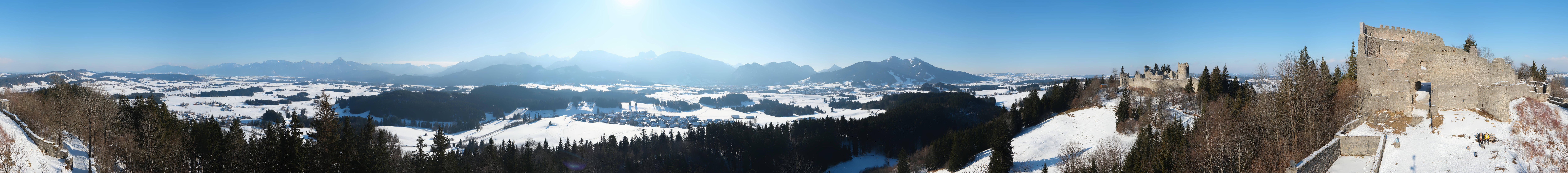 Archiv Foto Webcam Ausblick Burgruine Eisenberg
