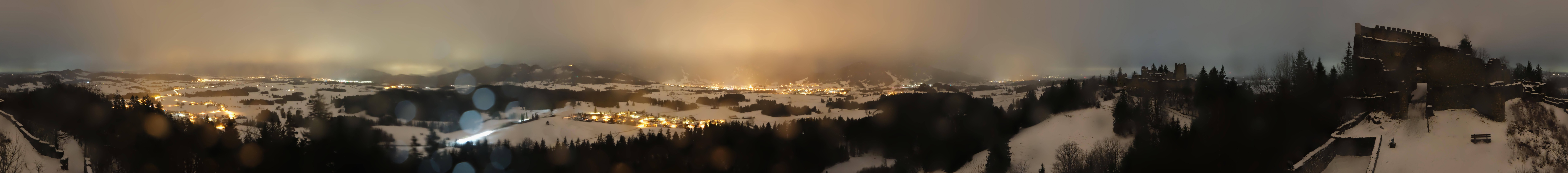 Archiv Foto Webcam Ausblick Burgruine Eisenberg