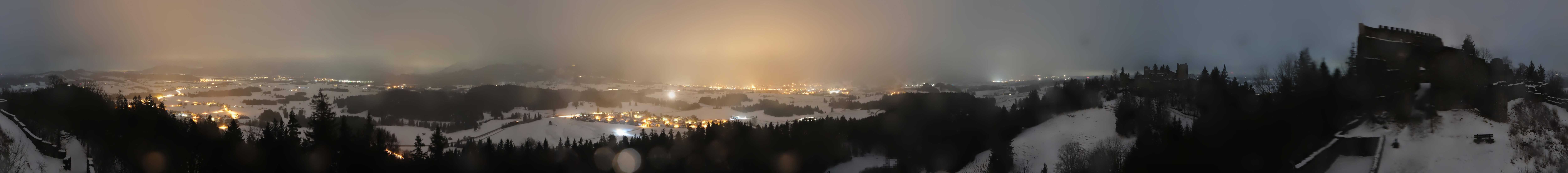 Archiv Foto Webcam Ausblick Burgruine Eisenberg