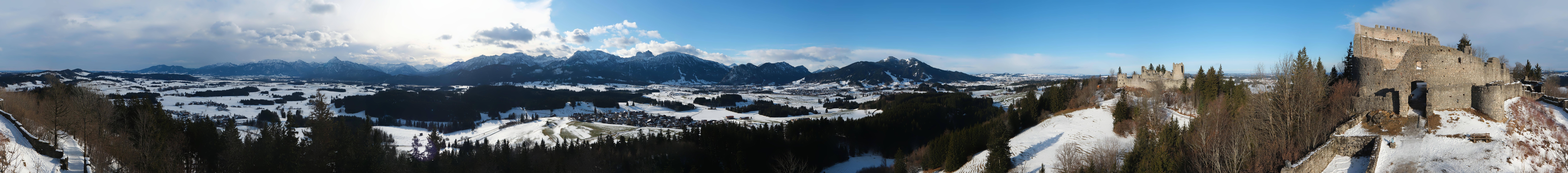 Archiv Foto Webcam Ausblick Burgruine Eisenberg