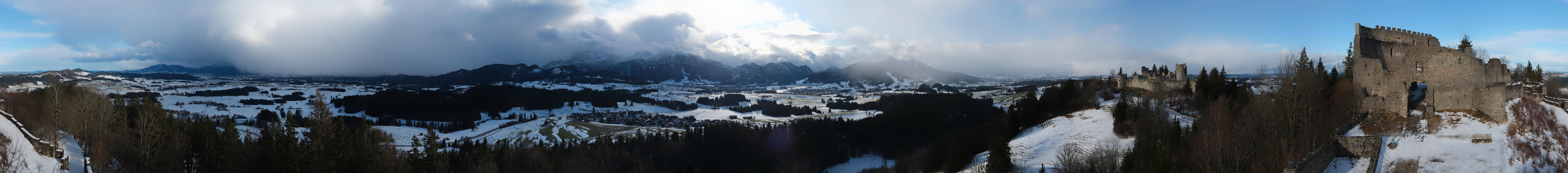 Archiv Foto Webcam Ausblick Burgruine Eisenberg