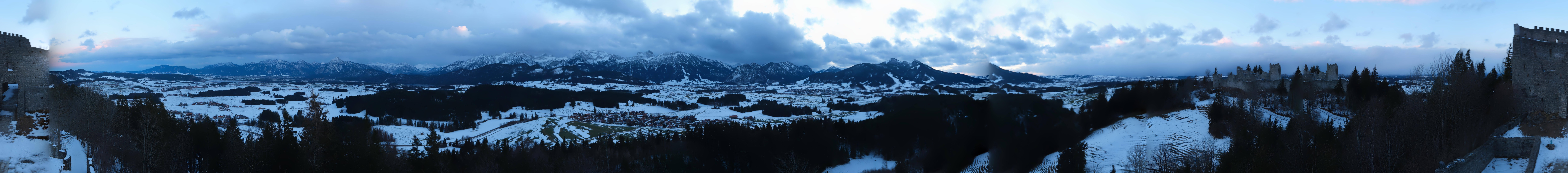 Archiv Foto Webcam Ausblick Burgruine Eisenberg