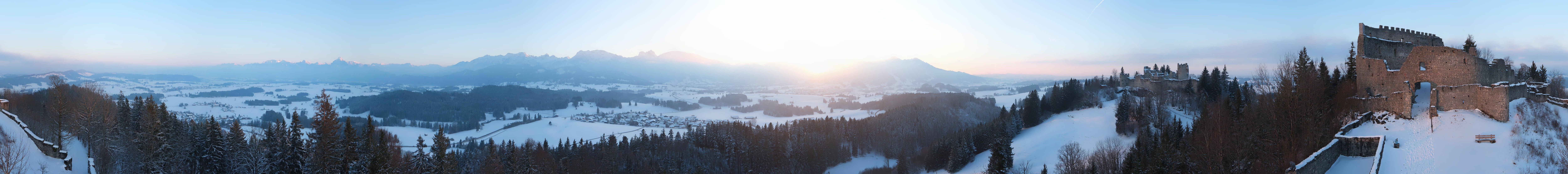 Archived image Webcam View Castle ruins Eisenberg