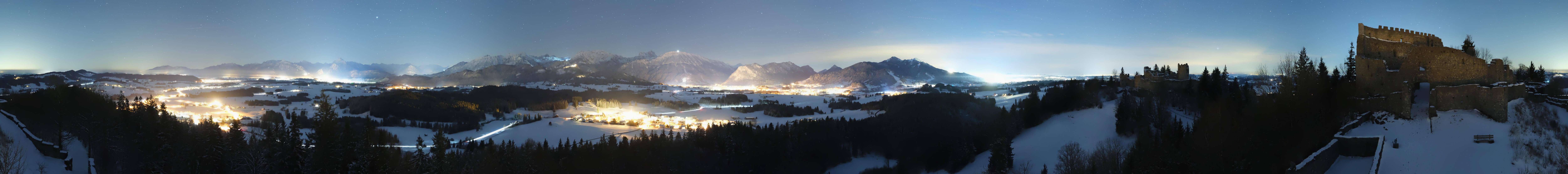 Archived image Webcam View Castle ruins Eisenberg