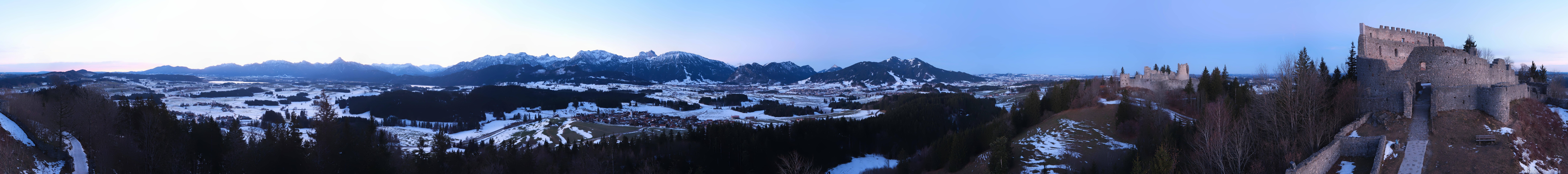 Archiv Foto Webcam Ausblick Burgruine Eisenberg
