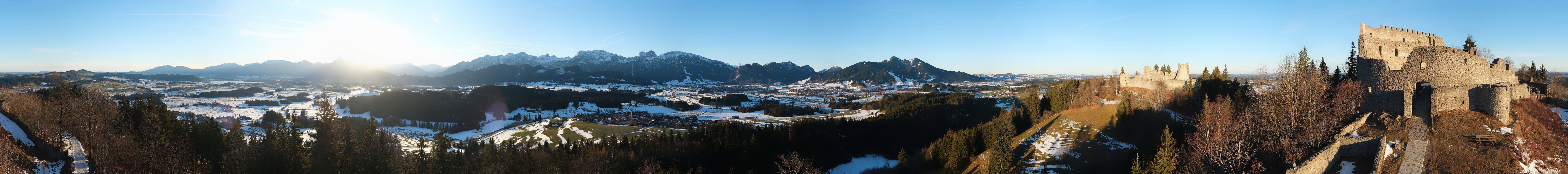 Archiv Foto Webcam Ausblick Burgruine Eisenberg