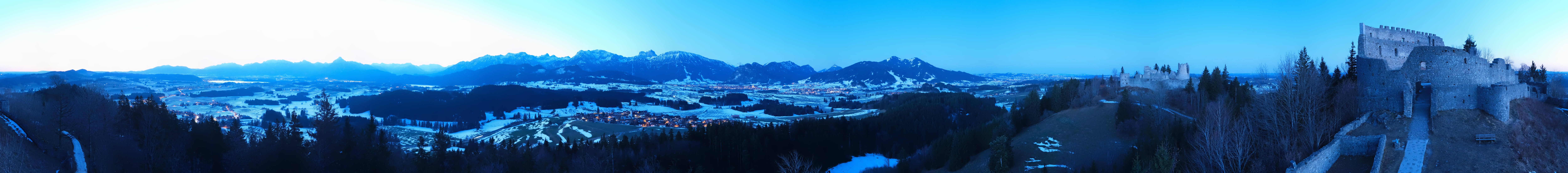 Archiv Foto Webcam Ausblick Burgruine Eisenberg