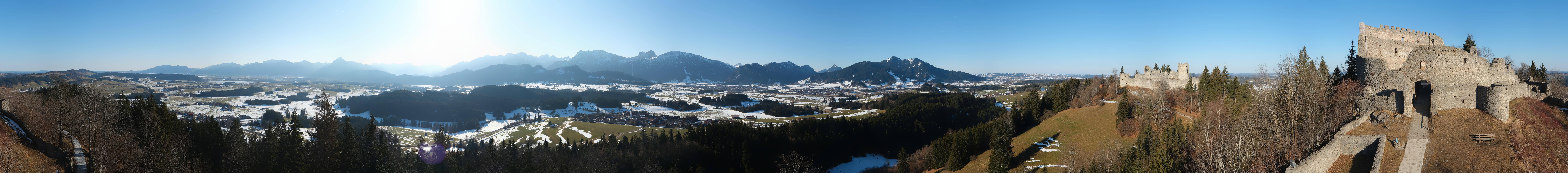Archiv Foto Webcam Ausblick Burgruine Eisenberg