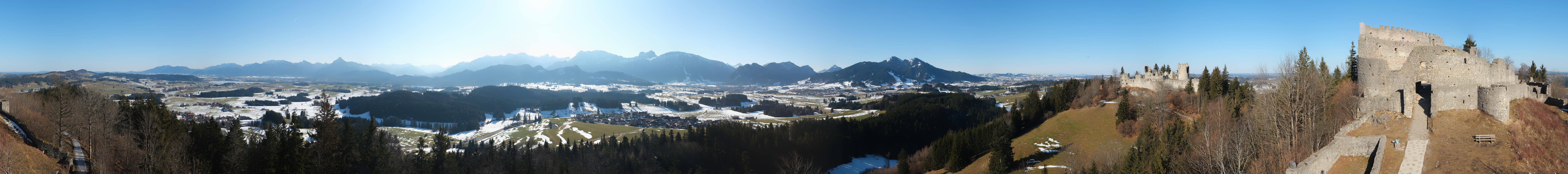 Archiv Foto Webcam Ausblick Burgruine Eisenberg