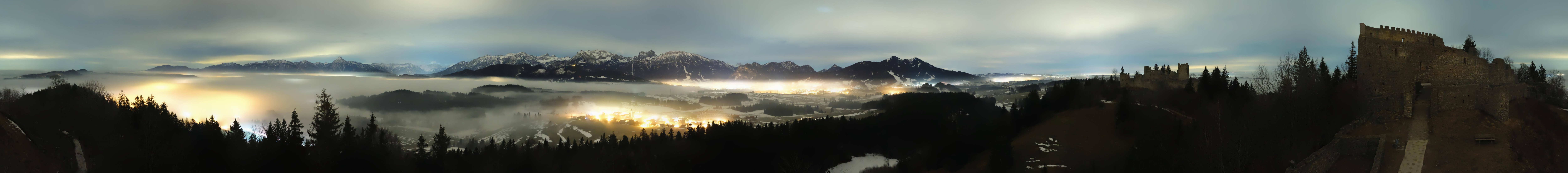 Archiv Foto Webcam Ausblick Burgruine Eisenberg