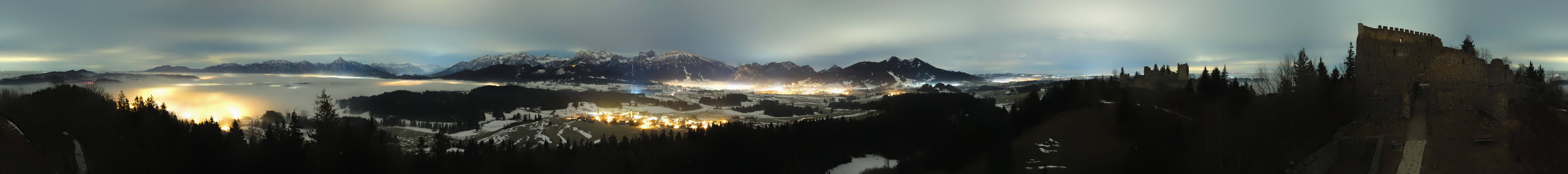 Archiv Foto Webcam Ausblick Burgruine Eisenberg