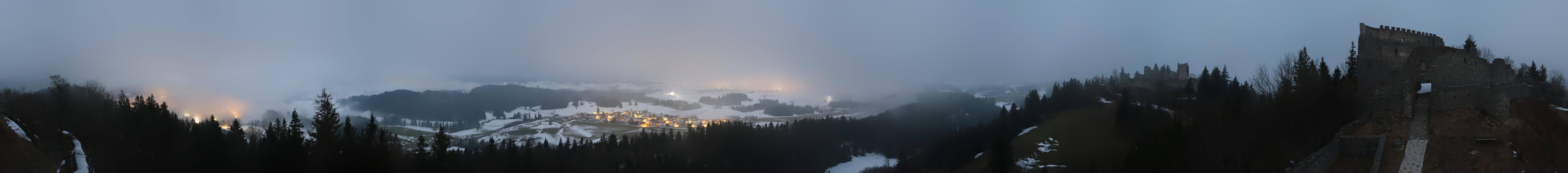 Archiv Foto Webcam Ausblick Burgruine Eisenberg